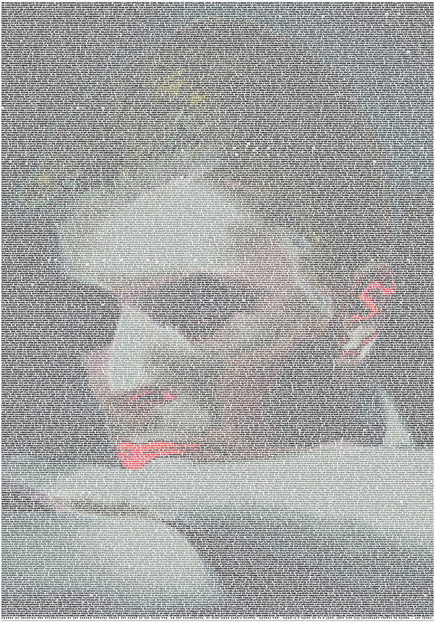 I Used 20,961 Words To Create A Typographic Portrait Of David Bowie