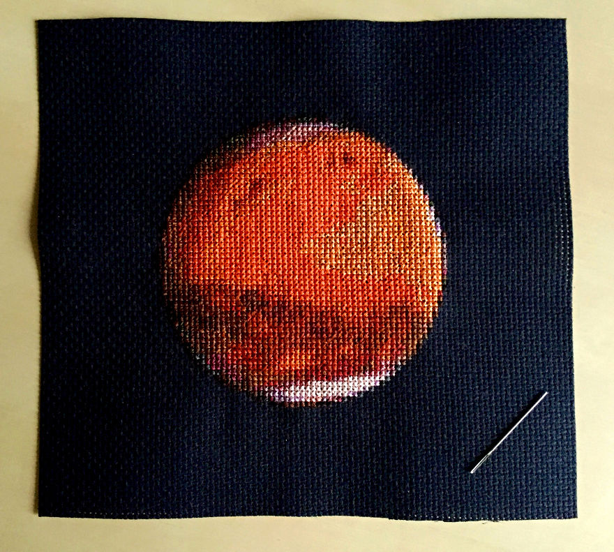 I’m Cross-Stitching The Solar System! I’m Cross-Stitching The Solar System!