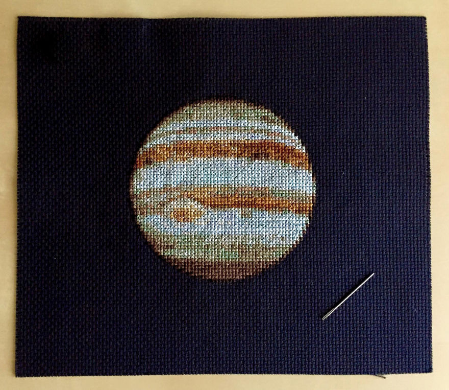 I’m Cross-Stitching The Solar System! I’m Cross-Stitching The Solar System!