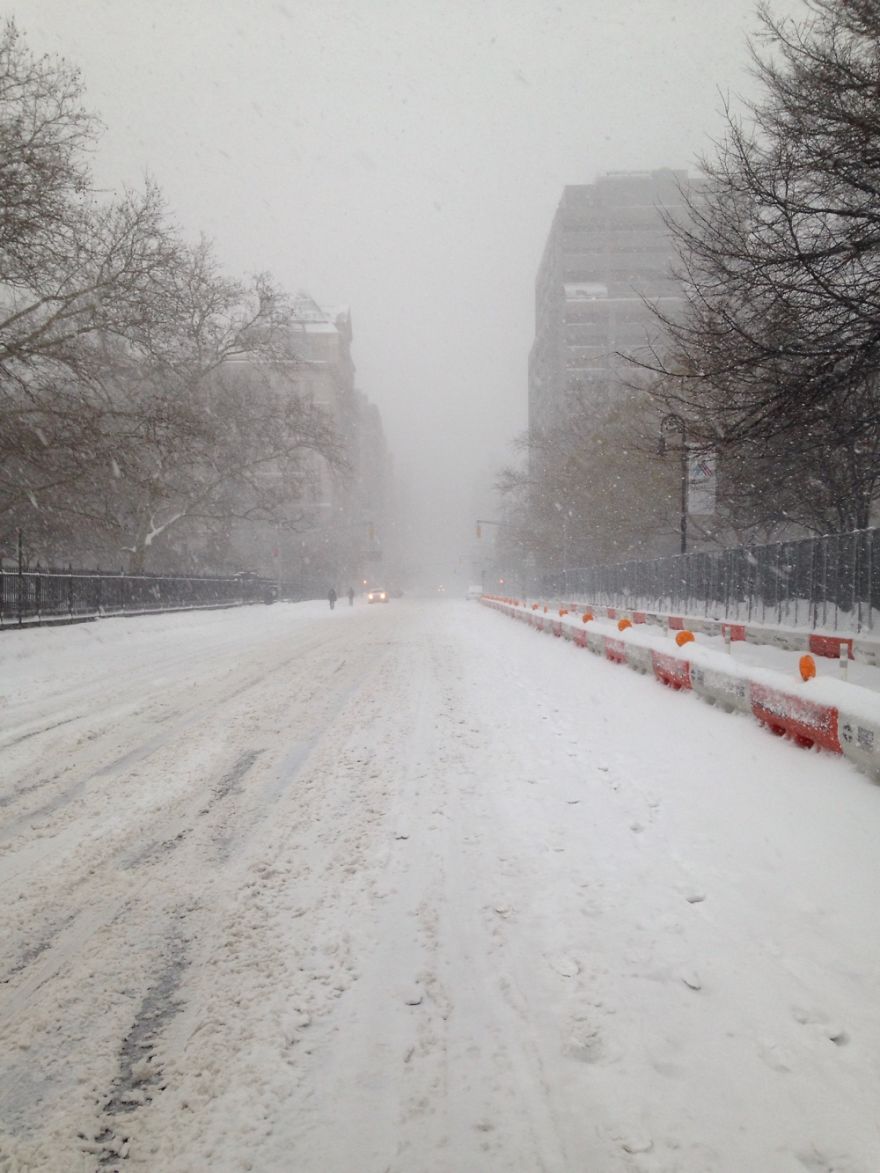 When Second Avenue, One Of The Busiest Streets In Nyc, Looked Deserted.