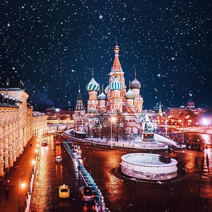 Moscow City Looked Like A Fairytale During Orthodox Christmas Moscow City Looked Like A Fairytale During Orthodox Christmas
