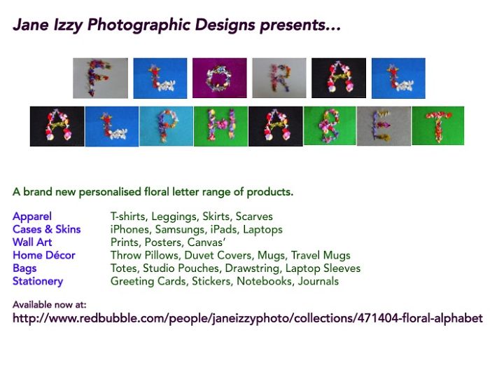 My Latest Creation - Floral Alphabet