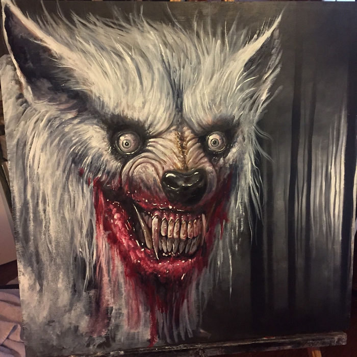 My Latest Horror Paintings Created With Oil