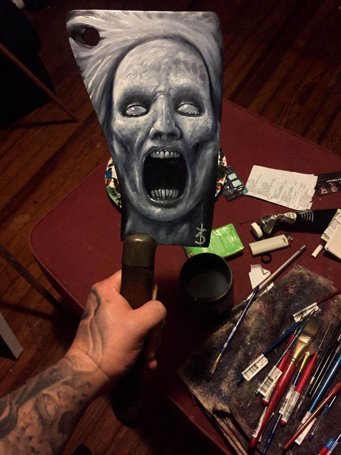 My Latest Horror Paintings Created With Oil