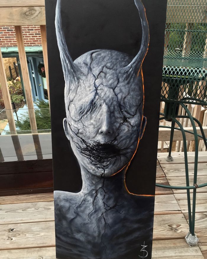 My Latest Horror Paintings Created With Oil