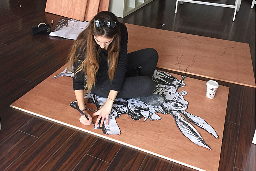 My Mom Let Me Decorate Her Shop This Year, Inspired By Alice's Adventures In Wonderland