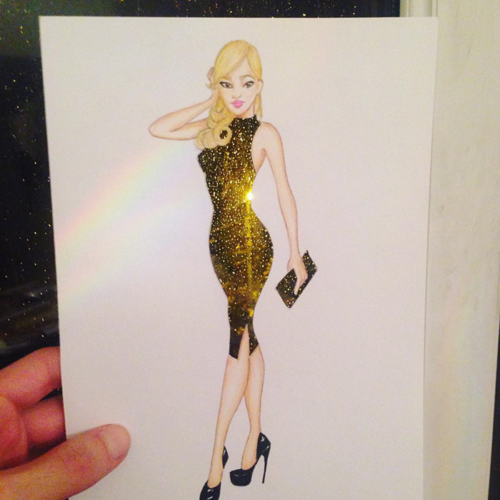 Paper Cut-out Dresses