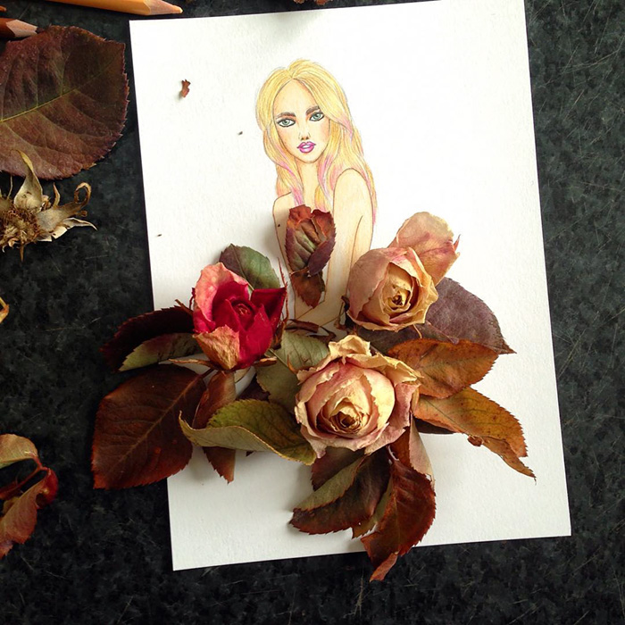 Paper Cut-out Dresses