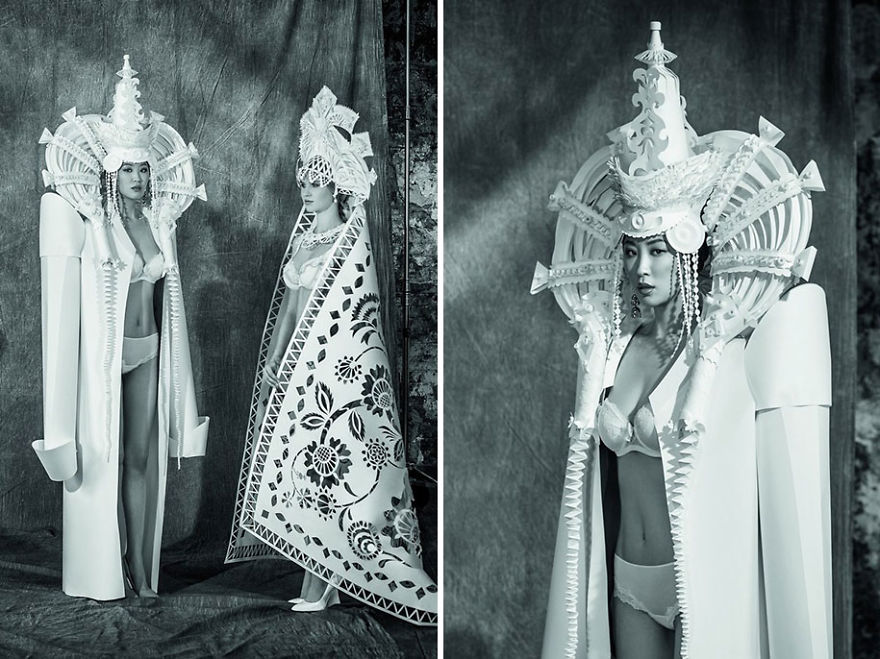 Paper Wedding Dresses Of Asya Kozina
