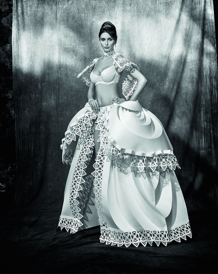 Paper Wedding Dresses Of Asya Kozina