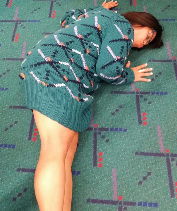 I Love My Hand Knitted Dress