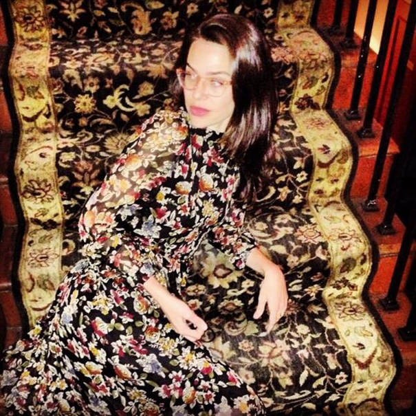 Camouflage Level: My Godmother's Ex-Sister-In-Law On The Stairs