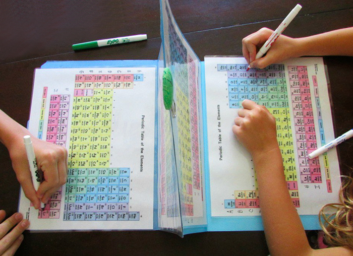 Mom Makes Periodic Table Battleship To Teach Her Kids About Elements