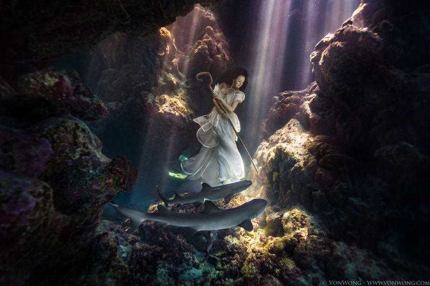 Photographer Tied A Model Up In Shark-infested Waters