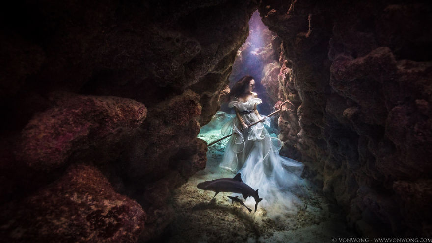 Photographer Tied A Model Up In Shark-infested Waters