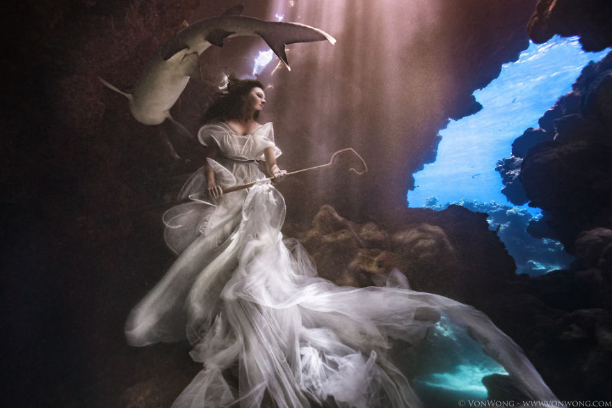 Photographer Tied A Model Up In Shark-infested Waters