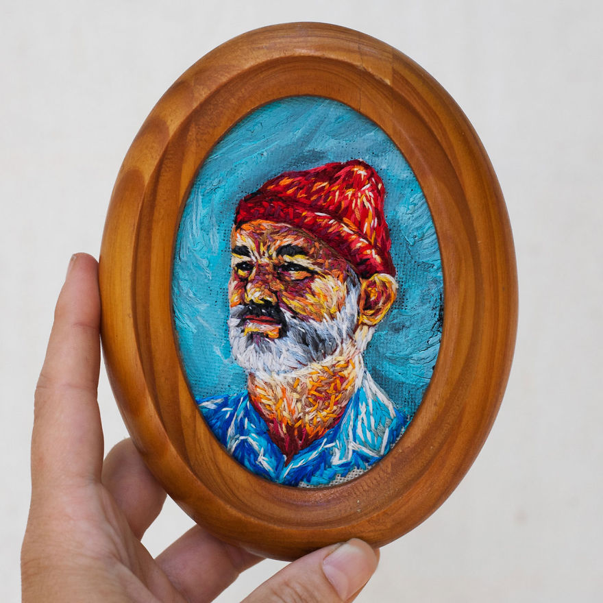 Sew Far, Sew Good: I Embroider On Old Tennis Rackets Sew Far, Sew Good: I Embroider On Old Tennis Rackets