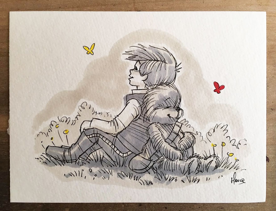 star-wars-characters-winnie-the-pooh-wookie-the-chew-james-hance-19 star-wars-characters-winnie-the-pooh-wookie-the-chew-james-hance-19