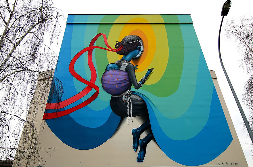 Street Art By Seth Globepainter