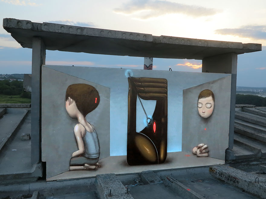 Street Art By Seth Globepainter