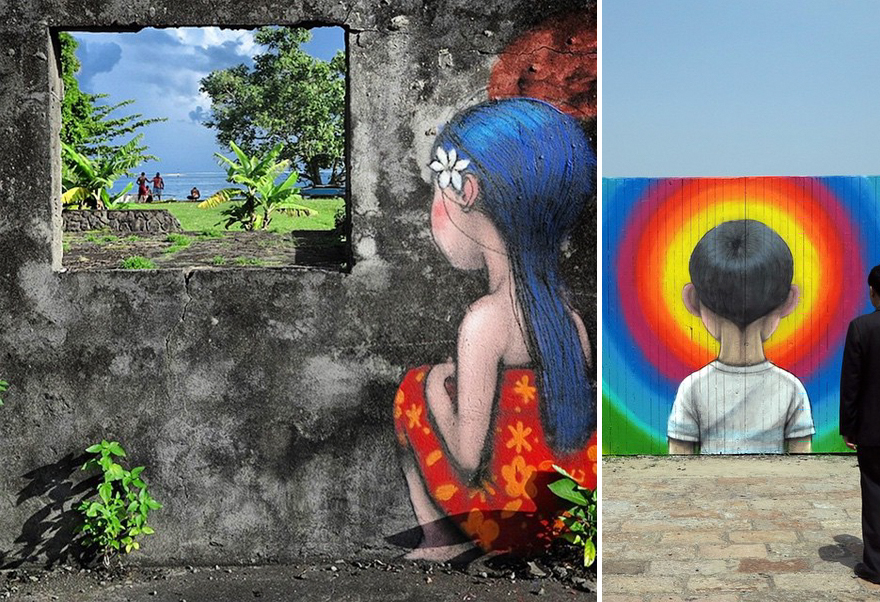 Street Art By Seth Globepainter