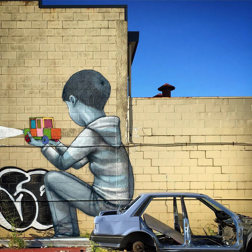 Street Art By Seth Globepainter