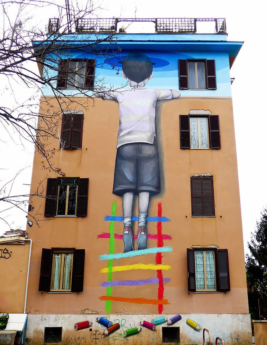 Street Art By Seth Globepainter