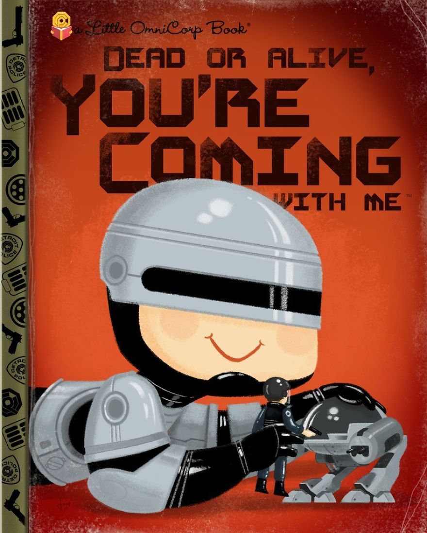 Pop Culture Icons Turned Into Kids' Book Covers By Joey Spiotto