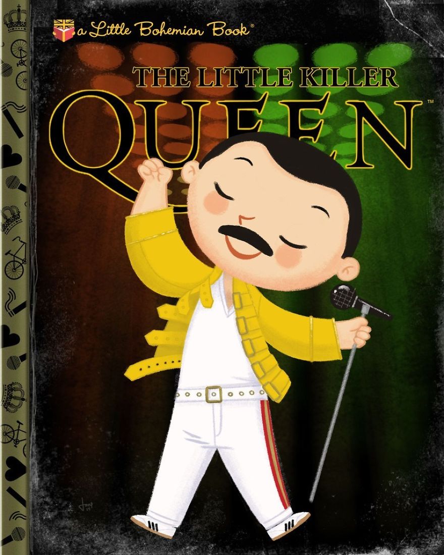Pop Culture Icons Turned Into Kids' Book Covers By Joey Spiotto