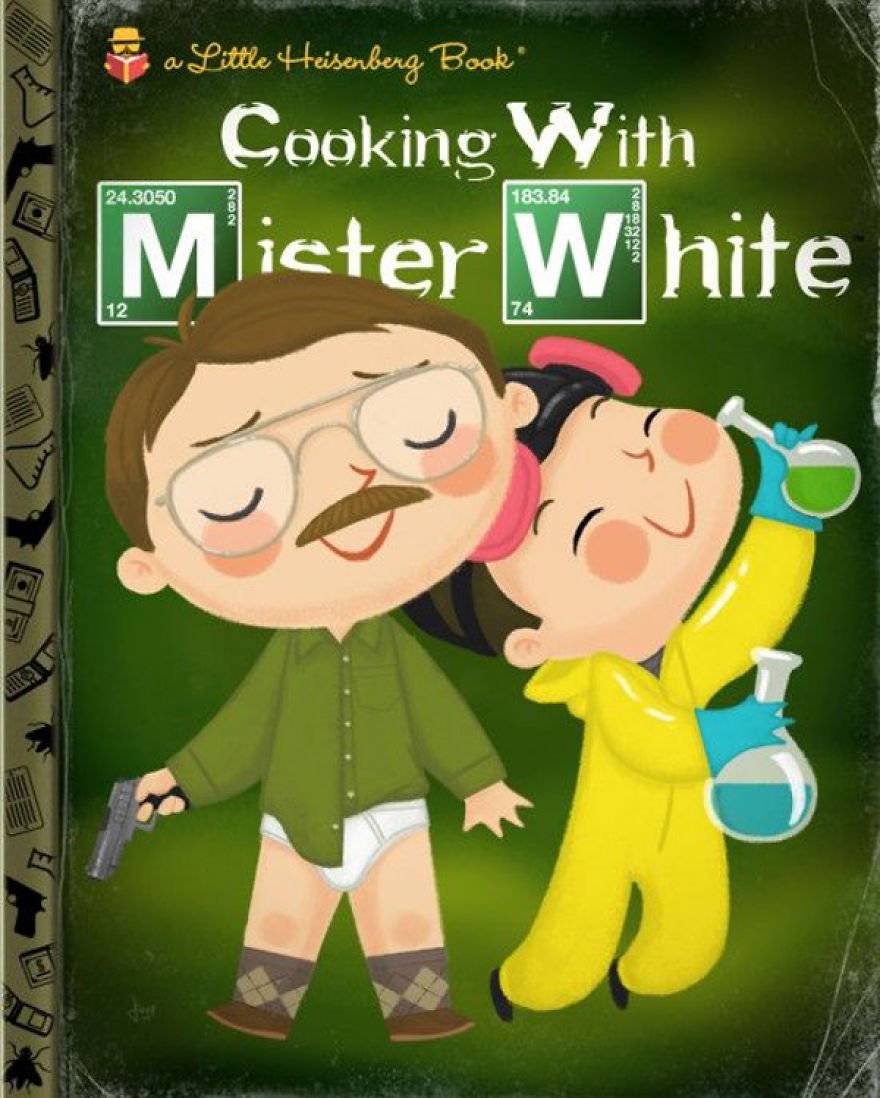 Pop Culture Icons Turned Into Kids' Book Covers By Joey Spiotto