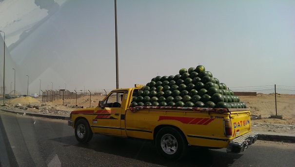 Truckload Of Melons, Giza, Egypt
