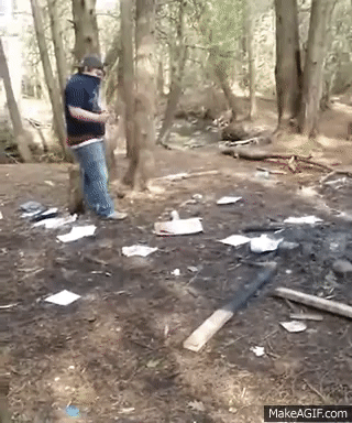 How Can You Expect Hitting A Spray Can To End Well?