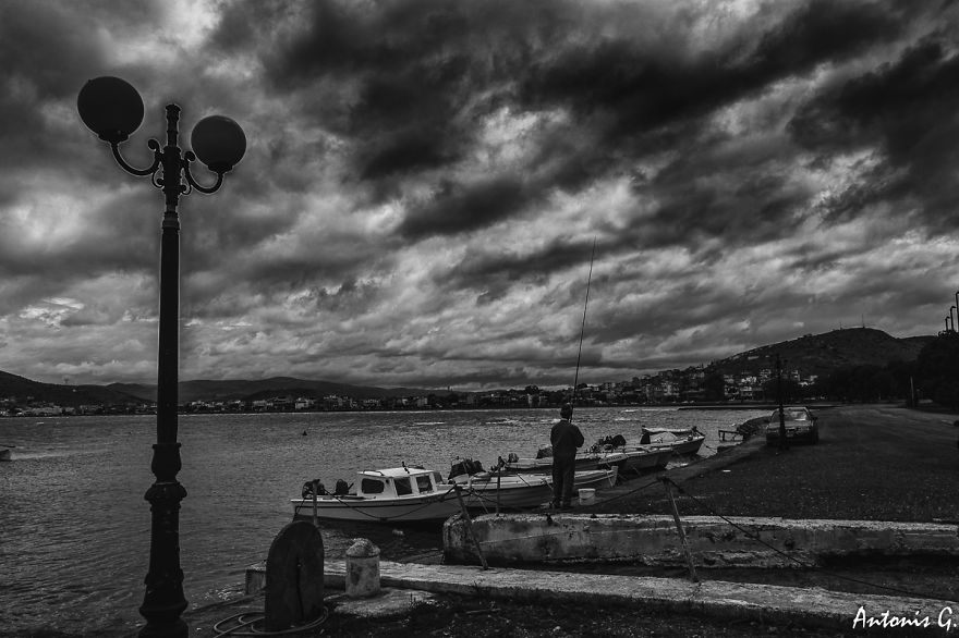 By The Sea In Black & White.... By The Sea In Black & White....