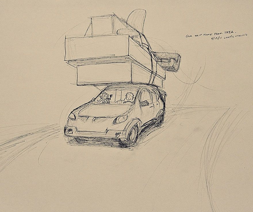 Our Trip Home From Ikea