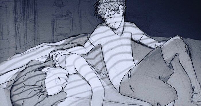 Husband Illustrated Every Single Day He Spent With His Beloved Wife In 365 Drawings