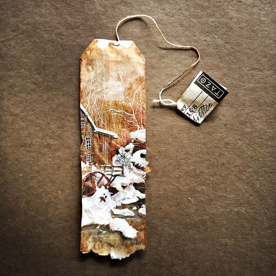 52 Weeks Of Tea: I Draw On Used Tea Bags