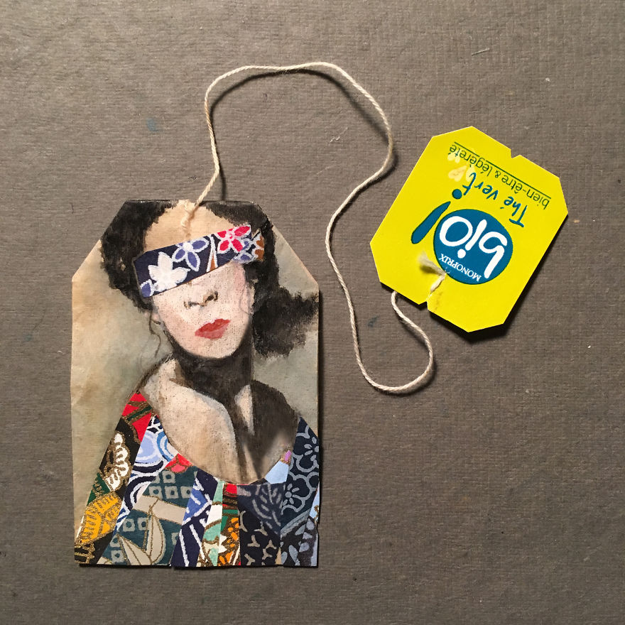 52 Weeks Of Tea: I Draw On Used Tea Bags 52 Weeks Of Tea: I Draw On Used Tea Bags