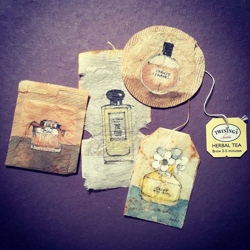 52 Weeks Of Tea: I Draw On Used Tea Bags