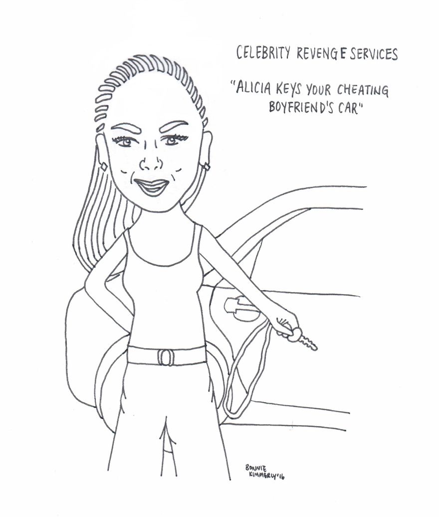 Alicia Keys Your Cheating Boyfriend's Car