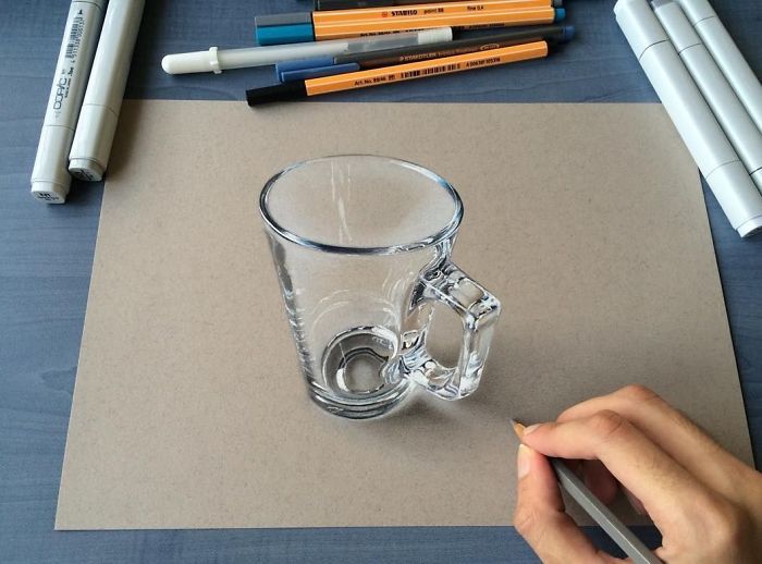 Hyper-realistic Drawings Of 19-year-old Male From India