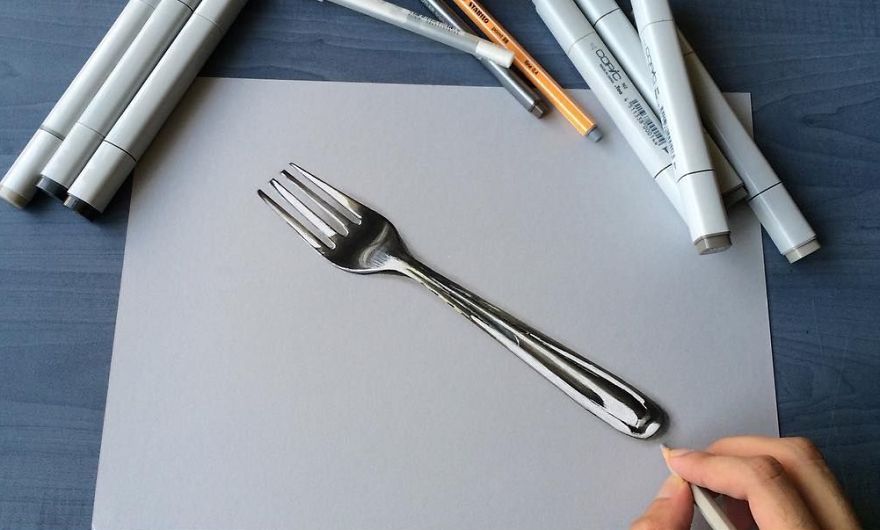 Hyper-realistic Drawings Of 19-year-old Male From India