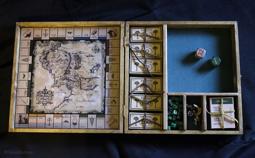 I Made A 'Lord Of The Rings’ Monopoly Board I Made A 'Lord Of The Rings’ Monopoly Board