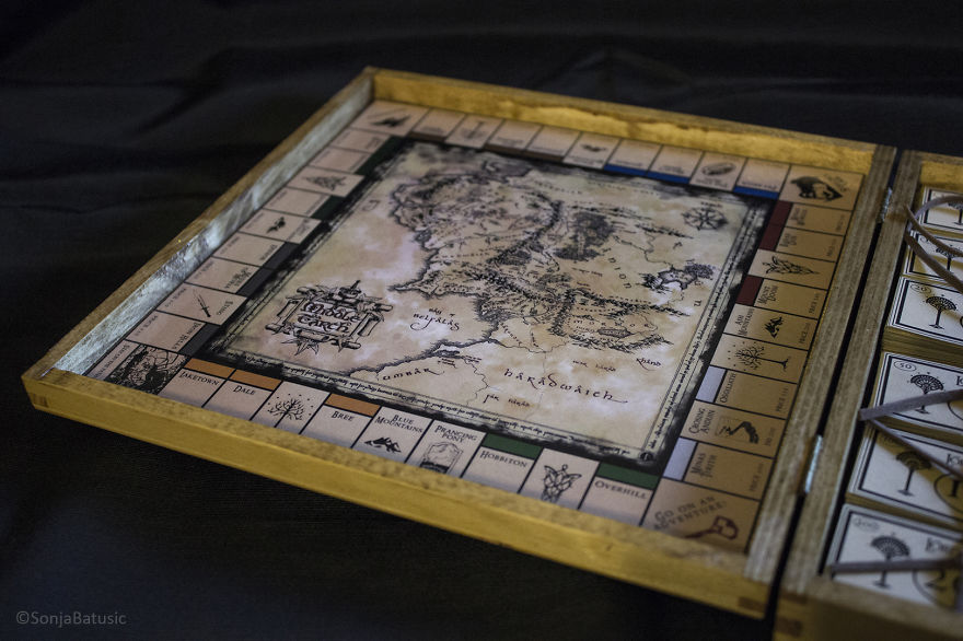 I Made A 'Lord Of The Rings’ Monopoly Board I Made A 'Lord Of The Rings’ Monopoly Board