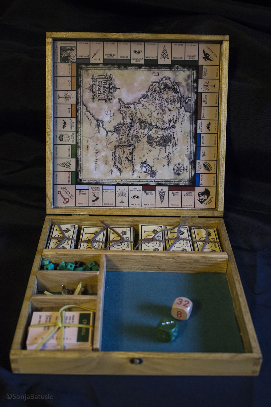I Made A 'Lord Of The Rings’ Monopoly Board I Made A 'Lord Of The Rings’ Monopoly Board