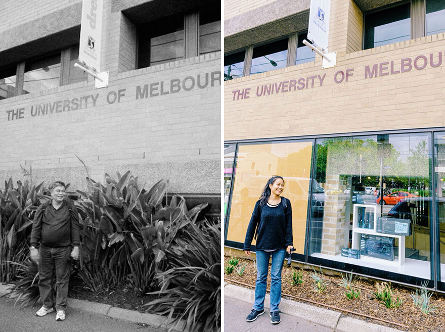 I Recreate My Late Father's Photos To Reconnect And Accept His Passing