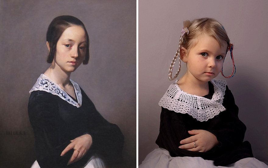 We Recreated Famous Paintings With Our Kids And Friends We Recreated Famous Paintings With Our Kids And Friends