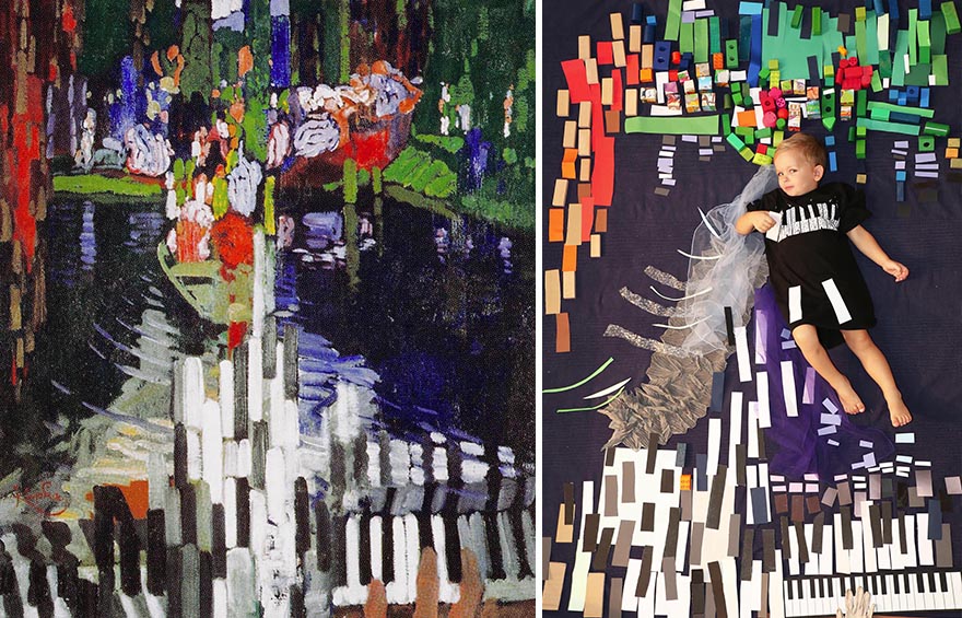 We Recreated Famous Paintings With Our Kids And Friends We Recreated Famous Paintings With Our Kids And Friends