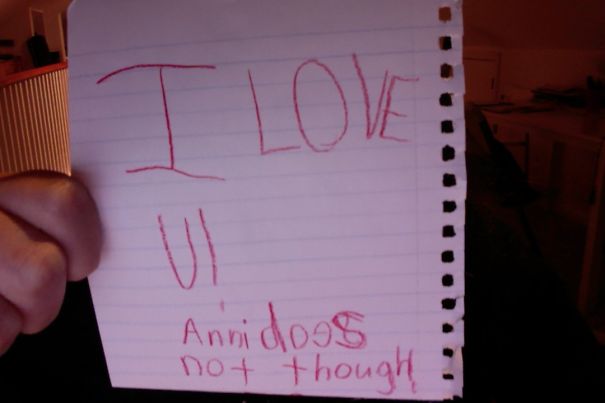 My Friend's Seven Year Old Sister's Valentine