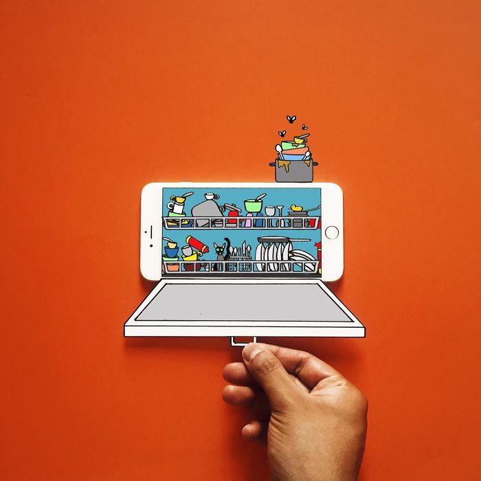 Imaginary World Through My Iphone