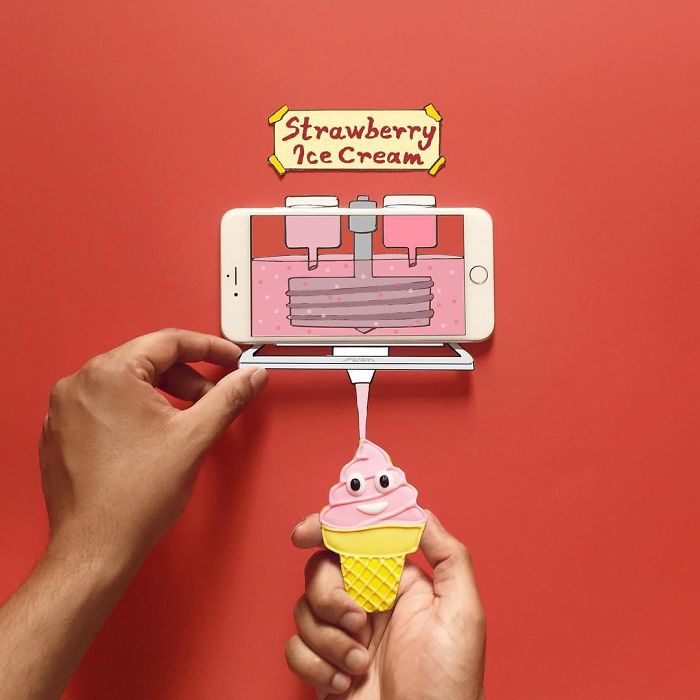 Imaginary World Through My Iphone